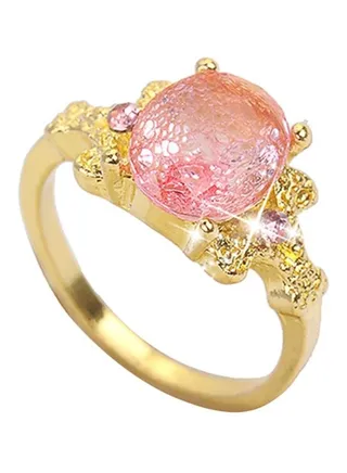 Rhinestone Studded Ring 