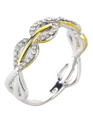 Alloy Rhinestone Studded Ring 
