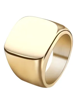 Smooth Steel Titanium Ring 