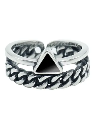 Silver Double Layer Ring 