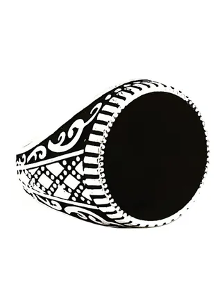 Silver Metal Zircon Ring 
