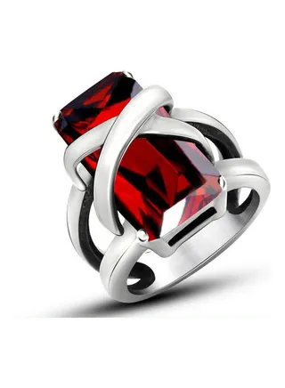 Gem Titanium Steel Ring 