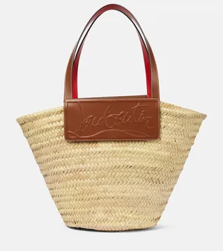 Loubishore Large raffia tote