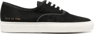 Four Hole low-top leather sneakers