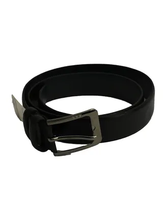 Mens Dress Belt, Solid Leather Belt for Casual Wear, Adjustable Leather Belt for Perfect Fit, Mens Belt Leather - Black 
