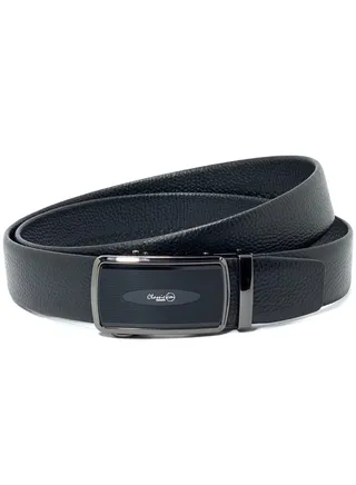 Classic Milano Men’s Leather Belt for men Fashion Belt Ratchet Dress Belts for men with Automatic Click Buckle for Mens Belt Enclosed in an Elegant Gift Box ALTHQ-3705-4 (Black) by Milano Leather 