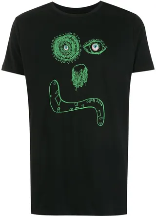 abstract-print cotton T-Shirt