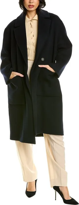 Vince Wool-Blend Car Coat