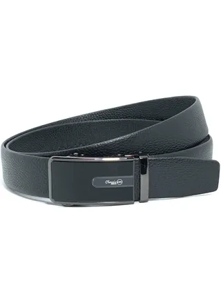 Classic Milano Men’s Leather Belt for men Fashion Belt Ratchet Dress Belts for men with Automatic Click Buckle for Mens Belt Enclosed in an Elegant Gift Box ALTHQ-3705-11 (Black) by Milano Leather 