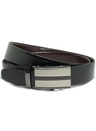 Classic Milano Men’s Spanish Leather Belt men, Leather Belt Fashion Belt Ratchet Dress Belt with Automatic Click Buckle for Men Enclosed in an Elegant Gift Box Can Pruning by Milano Leather 