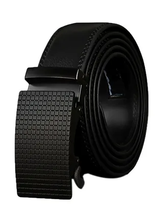 Casual Automatic Buckle Belt Black 