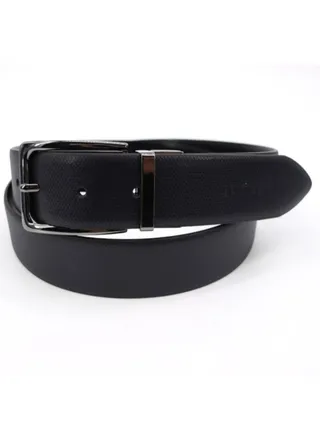Men's calf leather belt made in Italy, A Versatile Accessory for Any Occasion, Blue, 120cm 