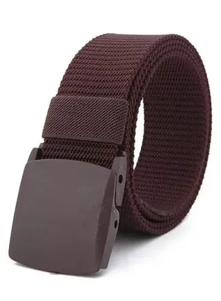 Nylon Stretchable Brown Belt For Men 