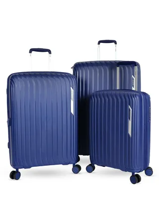 Magellan Luggage Set 3Pcs Trolley Travel Bag Lightweight Hard 4 double wheels 