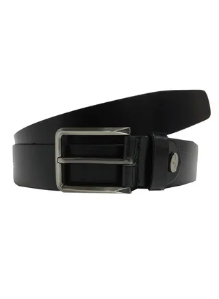 GENUINE LEATHER 35MM FORMAL AND CASUAL BLACK BELT FOR MENS 