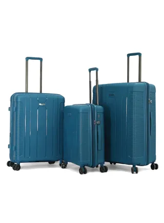 Travelite Hardside Double spinner Luggage Trolley 3 Pcs set 