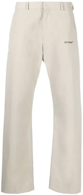 Straight-Leg Chino Trousers