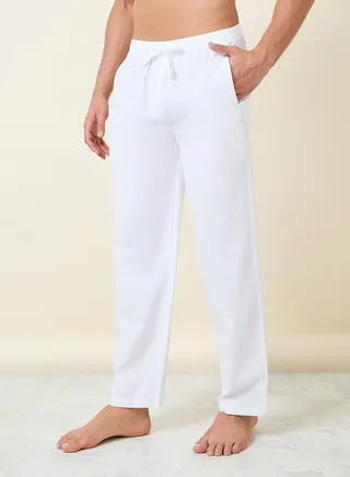 Cotton Straight Pyjama with Side Pocket