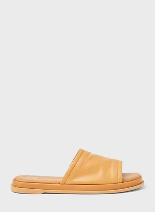 Laurena Leather Slides 