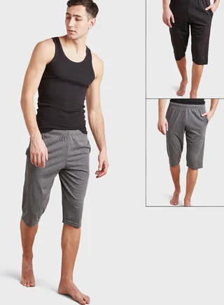 2 Packs Basic Shorts 