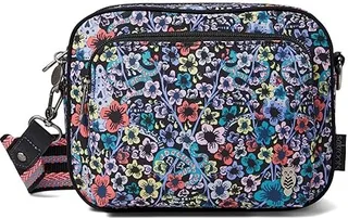 Sakroots Eco-Twill Westwood Crossbody (Pink Mojave Canyon) Handbags
