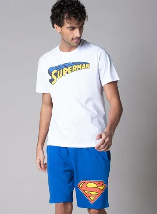 Urban Haul X Superman Mens Shorts Set 