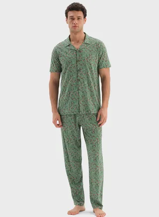 Nightwear Shirt & Trouser Set 