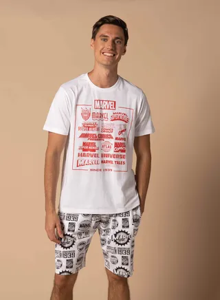 Urban Haul X Marvel Comics Mens Shorts set 