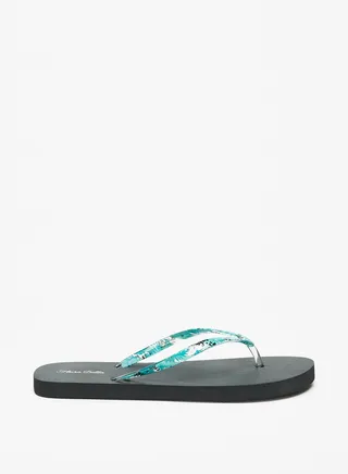 Womens Printed Flip Flops 