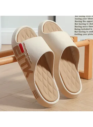 Summer Outside Wear Non-slip Soft Bottom Home Men's Sandals Slippers 