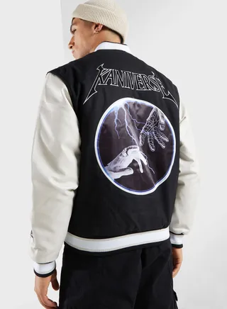 Retro Block College Jacket