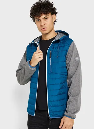 Zip Through Puffer Jacket 