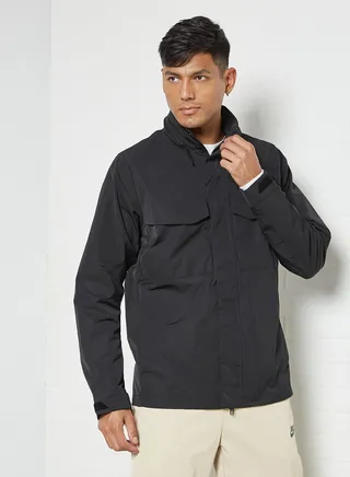 Unlined Hooded M65 Jacket Black 