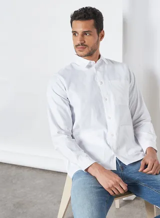 Basic Shacket White 