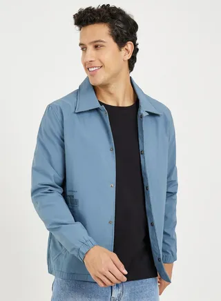 Printed Barcode Windcheater Jacket