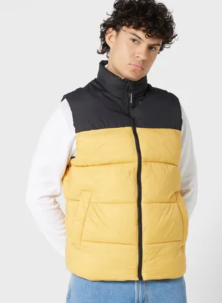 Zip Through Puffer Gilet