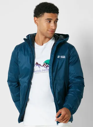 Zip Through Hooded Jacket 