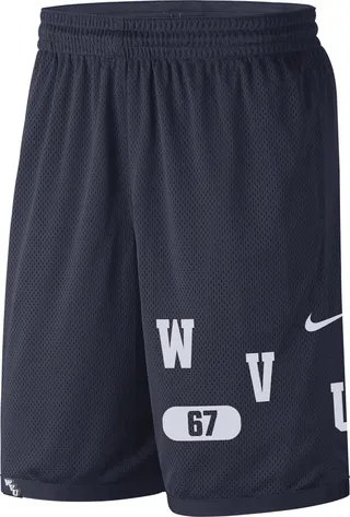 West Virginia Nike Men's Dri-FIT College Shorts in Blue