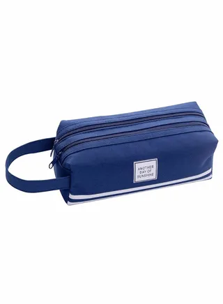 Pencil Case, Pencil Case, Felt Student Large-Capacity Pouch, Zipper Bag, Durable Stationery Bag 
