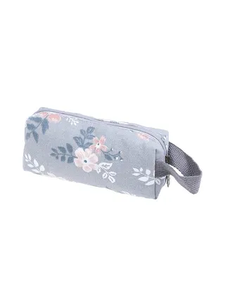 Animals Canvas Pencil Case Grey 