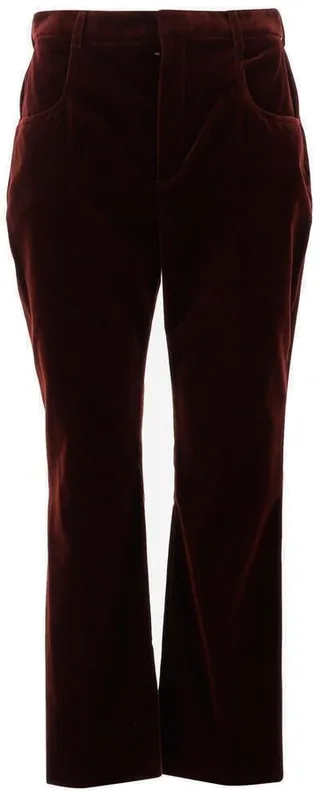 Saint Laurent Cropped Flared Pants