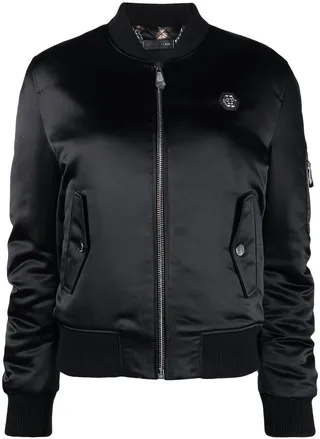 Logo-Plaque Bomber Jacket
