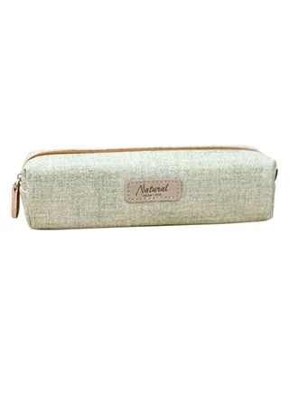 Portable Solid Pattern Pencil Case Green 