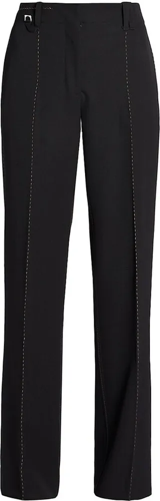 Cordao Stitched Straight-Leg Pants