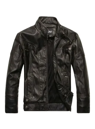 Front Zipper Detailed Jacket Black 