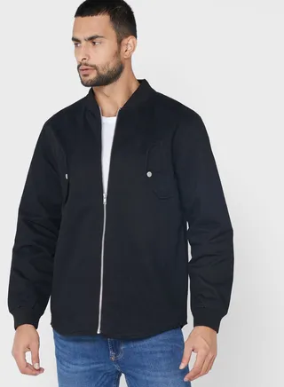 Longline Bomber Jacket