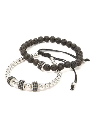 Set of 2 Exquisite Design Beads Bracelet 