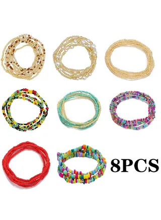 Multi-color Waist beads for women 