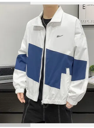 New Return Autumn Versatile Loose Casual Flip Collar Sports Coat 