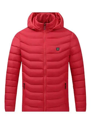 Winter USB Heating Jacket Red 